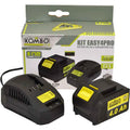 KIT AESY4PRO Batteria al Litio 4.0Ah + Caricabatteria 2,4A  KOMBO