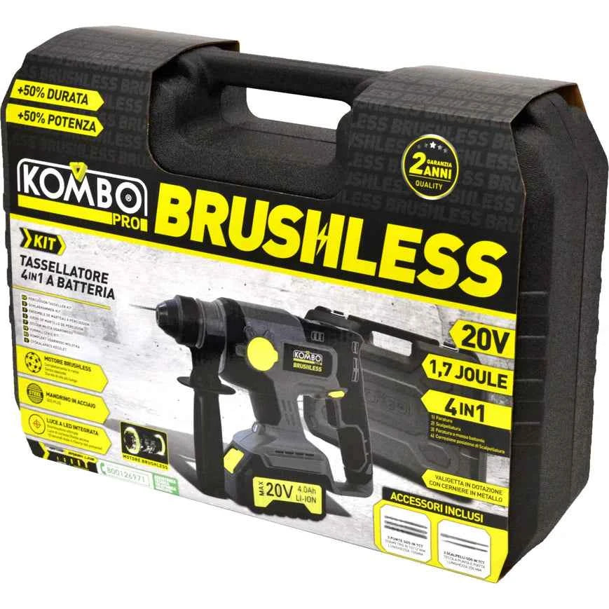 Tassellatore Brushless Professionale – Potenza, Efficienza e Lunga Durata Kombo