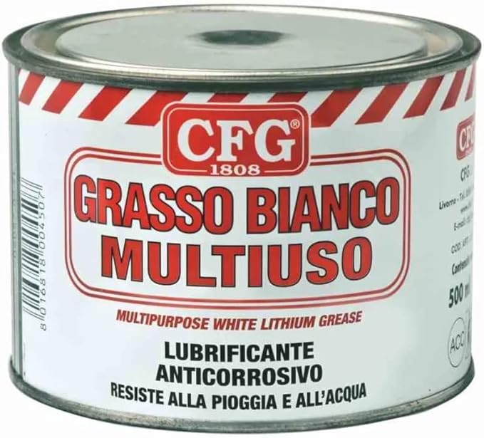 Grasso Bianco Multiuso Lubrificante Anticorrosivo CFG