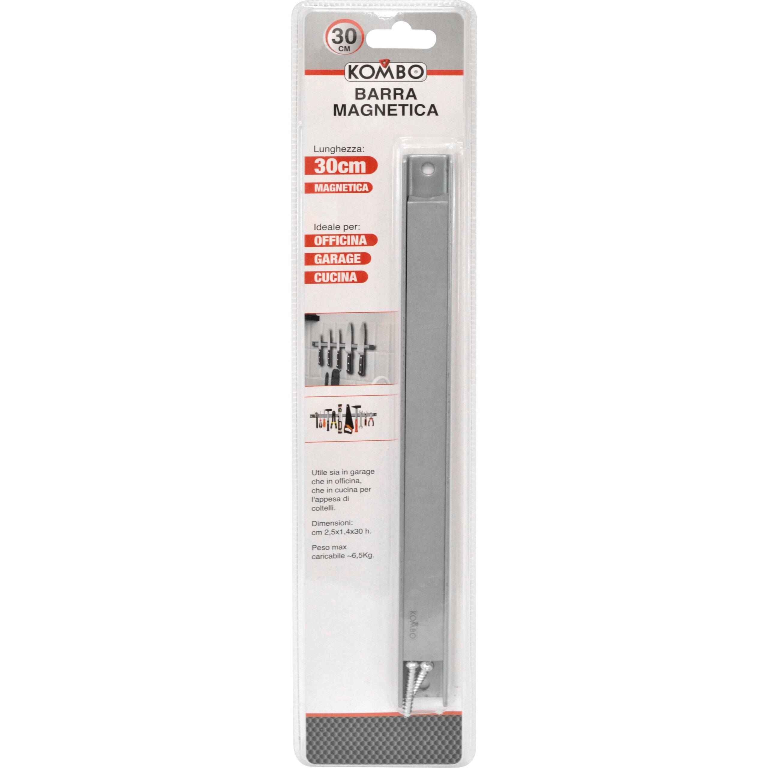 Barra Magnetica 30cm Per Garage Officina E Cucina