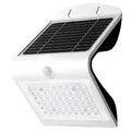 Applique Solare Crepuscolare Omega, 4W, 500 lumen, 4000K, Pannello Solare 2,4W, Sensore PIR (Bianco)