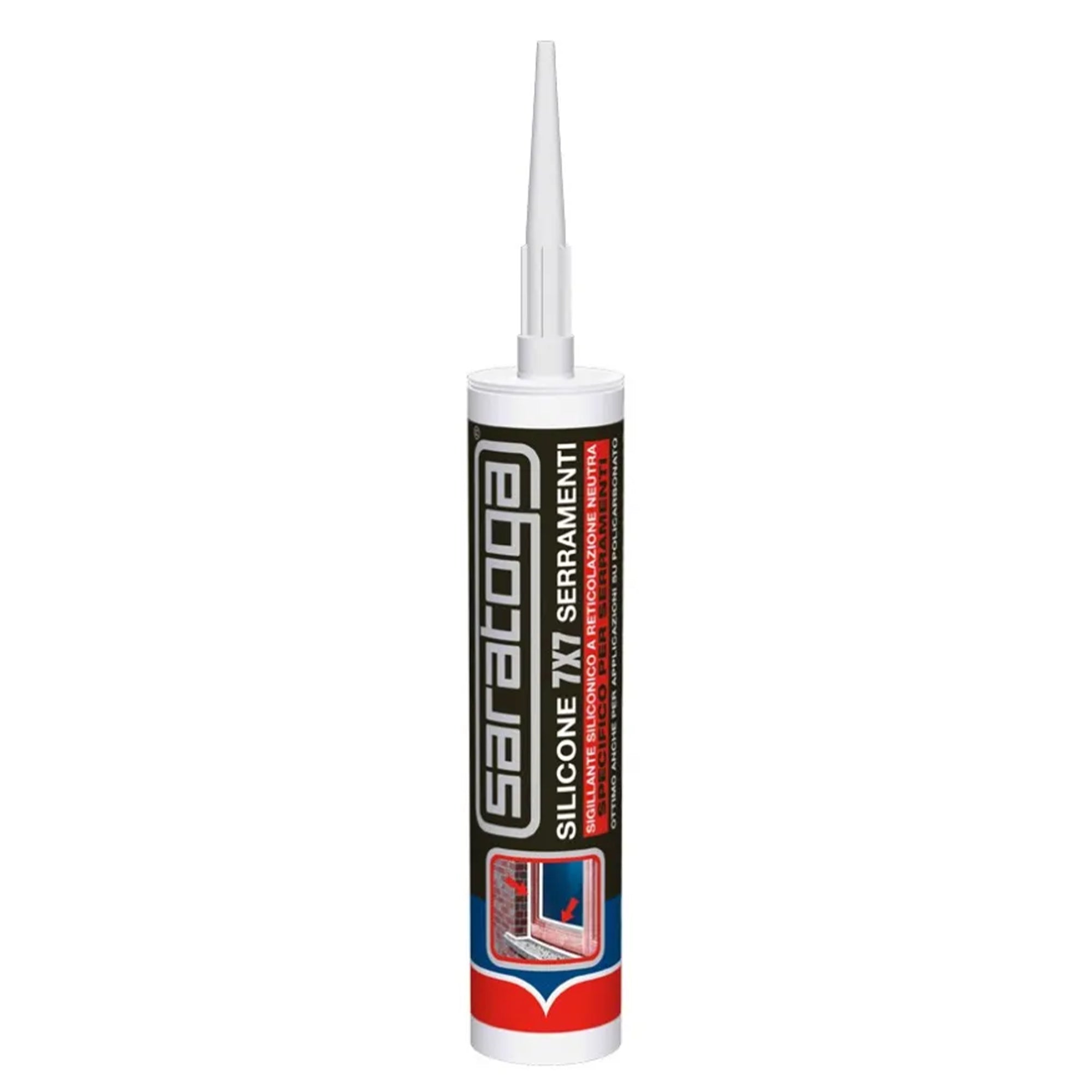 Saratoga Silicone Neutro Per Serramenti 7x7