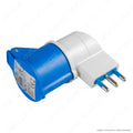 Ecova 20552 Adattatore Industriale Con Spina Italiana 16A Presa Cee 2P+T