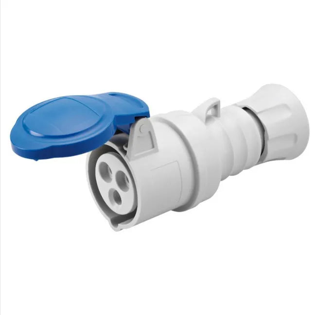 Presa Volante 2Poli+T 16A Industriale Monofase IP44