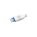 Spina Ecova Antischiacciamento 10A 2P+T in PVC Bianca