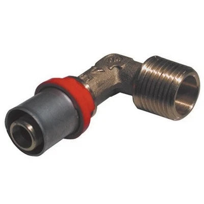 Raccordo Press Curvo Maschio