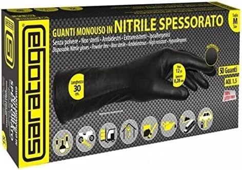 Saratoga Guanti Monouso in Nitrile 50 pz